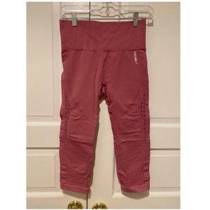 Gymshark Pink Energy Seamless Leggings - High waisted with eyelets